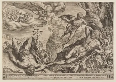 Hercules besieged by Pygmies