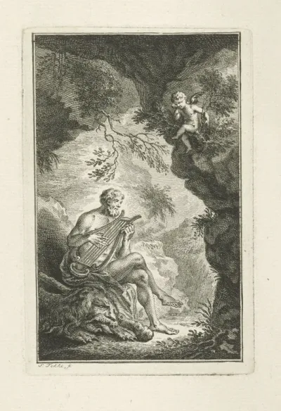 Hercules bespeelt de lier