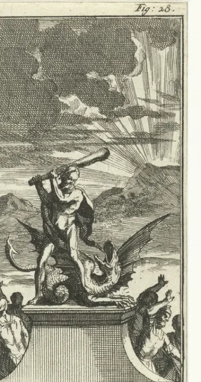Hercules doodt de draak Ladon