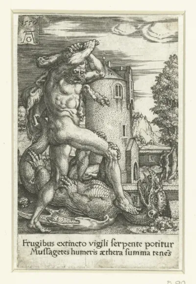 Hercules doodt de draak Ladon