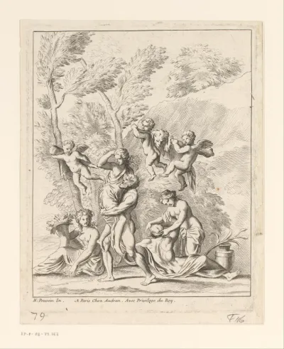 Hercules draagt Deianeira