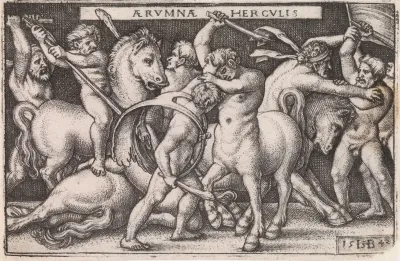 Hercules Fighting the Centaurs