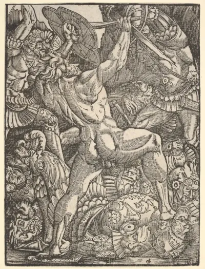 Hercules Fighting the Sons of Proteus