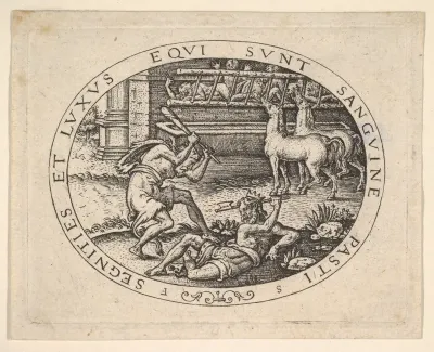 Hercules Killing Diomedes
