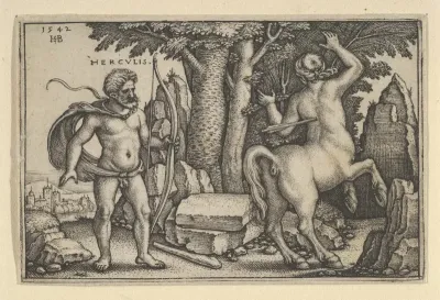 Hercules Killing Nessus, from "The Labors of Hercules"