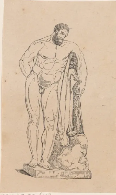 Hercules met attributen