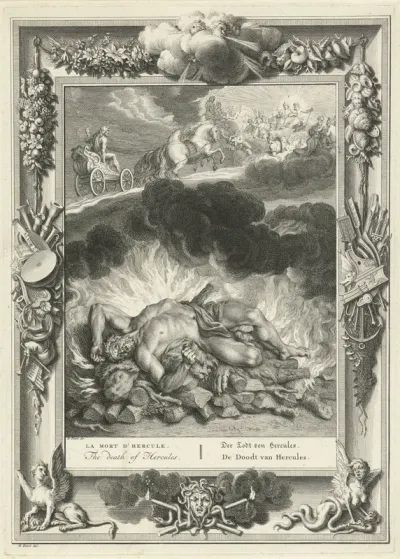 Hercules op de brandstapel