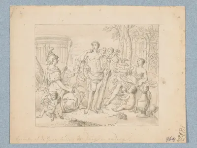 Hercules op de tweesprong (in doos met 43 tekeningen)