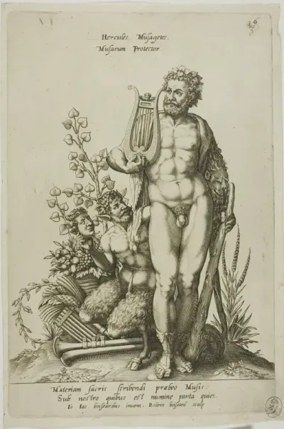 Hercules, plate 16 from Parnassus Biceps