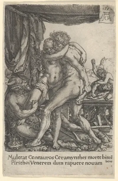 Hercules Preventing the Centaurs from the Rape of Hippodameia, from The Labors of Hercules