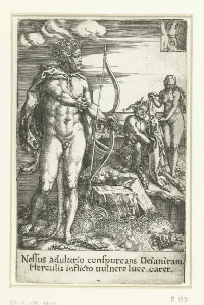 Hercules redt Deïanira van Nessus