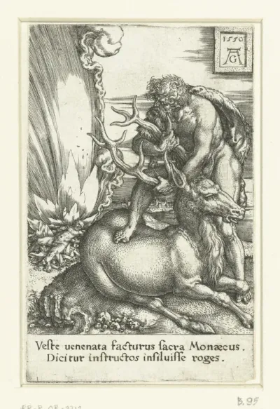Hercules vangt het Arcadische hert