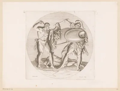 Hercules vecht met Diomedes