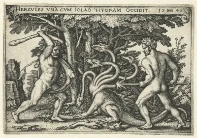 Hercules verslaat de Hydra van Lerna