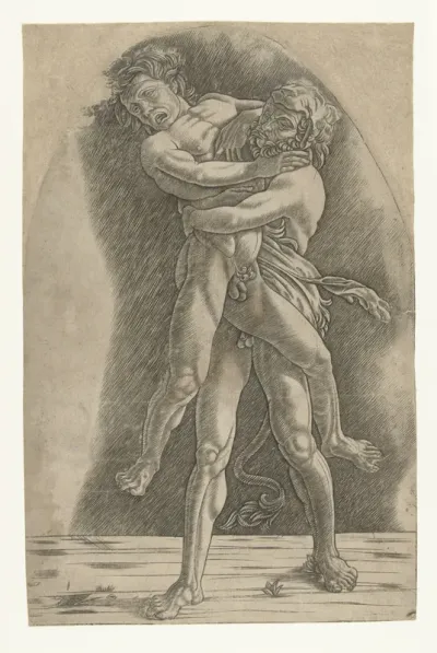 Hercules worstelt met Antaeus