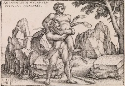Hercules Wrestling Antaeus