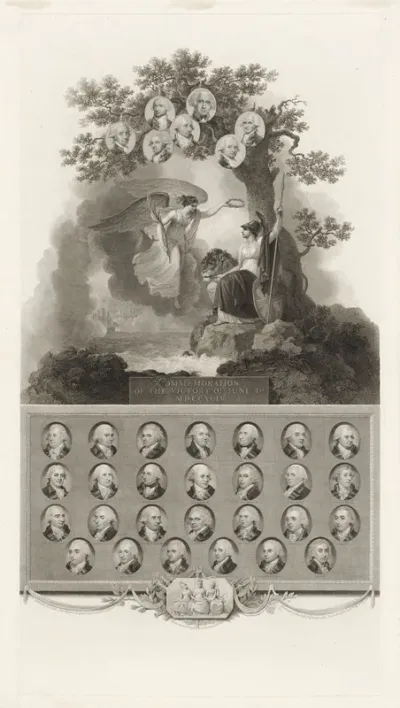 Herdenking van een overwinning op 1 juni 1794
