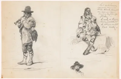 Herder met schalmei