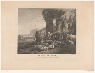 Herders aan de Napolitaanse kust