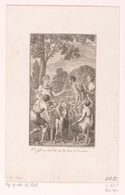 Herders brengen Apollo geschenken