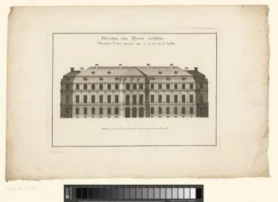 Herenhuis vanaf de tuinkant gezien