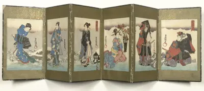 Herfst en winter — Utagawa Kunisada (I) Kanvas Tablo