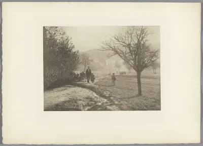 Herfstochtend op het platteland, Baden