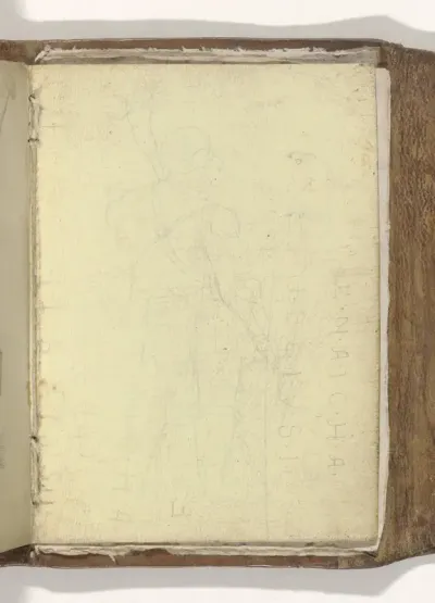 Herhaling van een van de romeinse soldaten op verso van blad 11