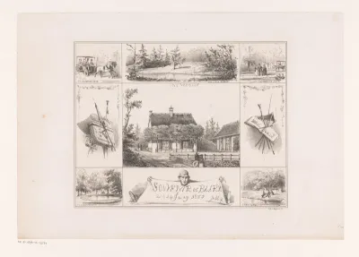 Herinnering aan bezoek aan Baarn op 21 en 22 juni 1851