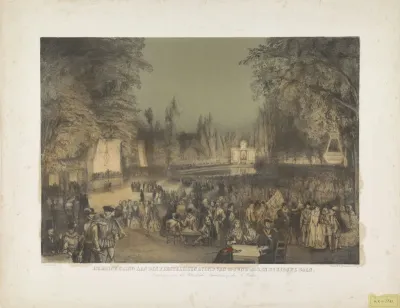 Herinnering aan den feestelijken avond van 19 Junij 1856. In de Nieuwe Baan