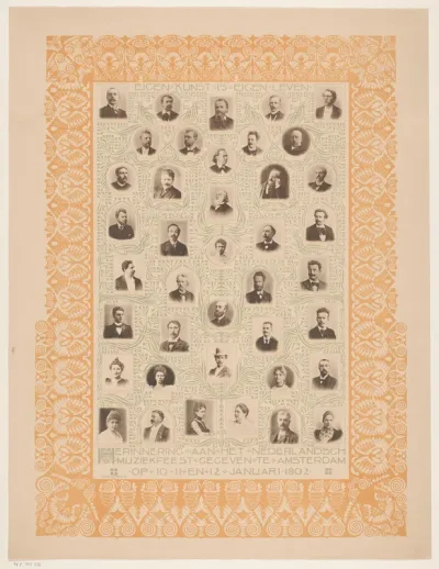 Herinnering aan het Nederlandsch Muziekfeest gegeven te Amsterdam op 10-11 en 12 januari 1902