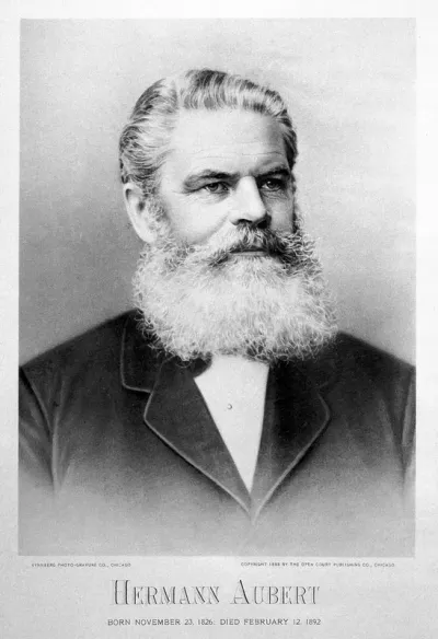 Hermann Aubert. Photogravure by Synnberg Photo-gravure Co., 1898