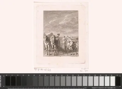 Hermann ontmoet Dorothea aan de kant van de weg