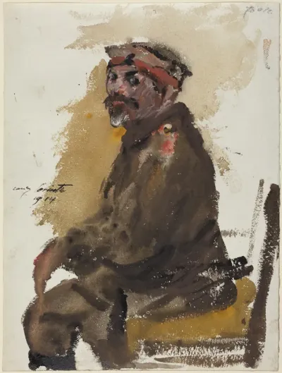 Hermann Struck in Uniform
