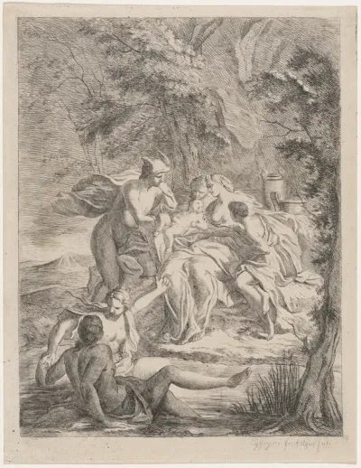 Hermes Bringing the Infant Dionysus to the Nymphs