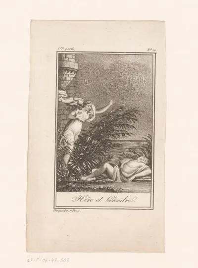 Hero vindt de verdronken Leander