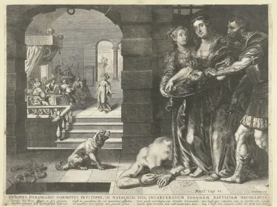 Herodias en Salome met het hoofd van Johannes de Doper