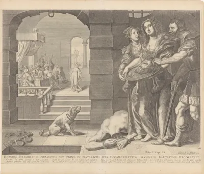Herodias en Salome met het hoofd van Johannes de Doper