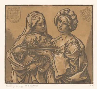 Herodias en Salome met het hoofd van Johannes de Doper