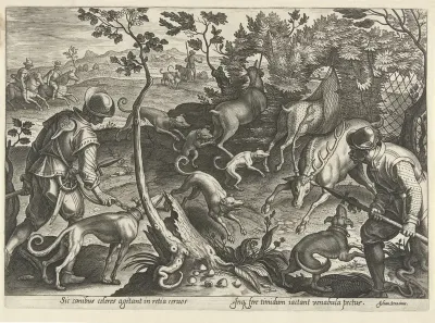 Hertenjacht met vallen