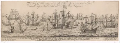 Hertog van York begroet de Koninklijke Marine in het Kanaal