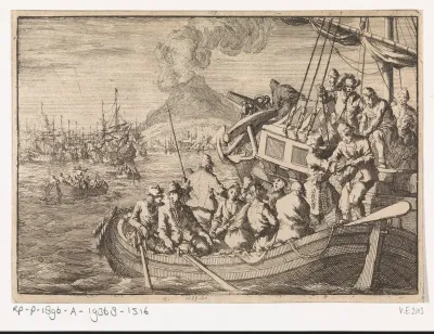 Hervormde Hongaarse predikanten worden nabij Napels door Michiel Adriaenszoon de Ruyter verlost, 1676