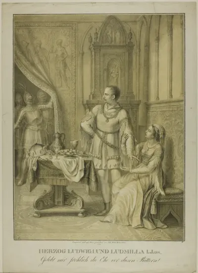 Herzog Ludwig I and Ludmilla