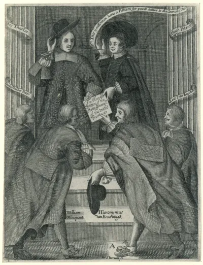 Het aanbieden van een petitie aan de Engelse staatssectretaris, ca. 1654