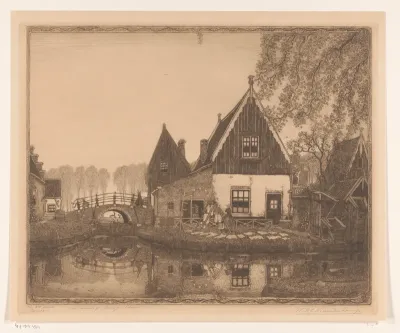 Het aardige sluisje. Edam