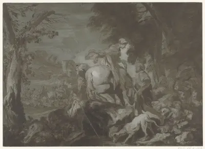 Het afscheid van Jacob en Rachel
