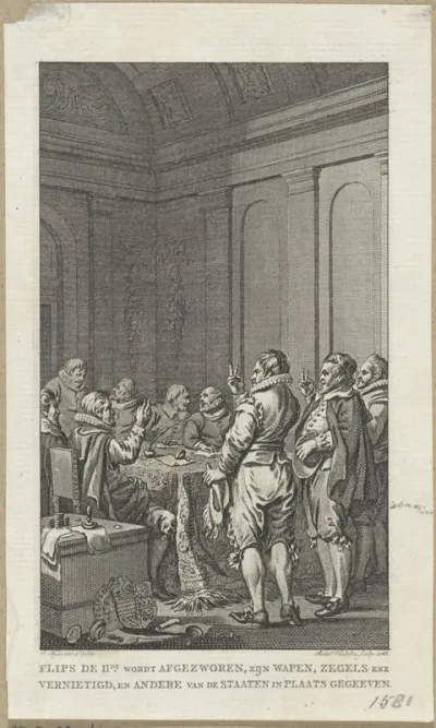 Het afzweren van Filips II door de Staten, 1581