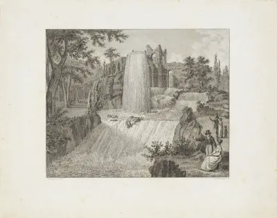 Het aquaduct op de Wilhelmshöhe in Kassel