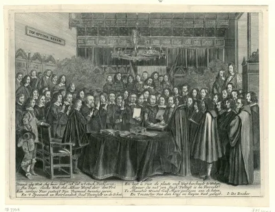 Het beëdigen van de Vrede van Munster, 1648