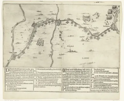 Het begin van de aanleg van de Fossa Eugeniana, 1626